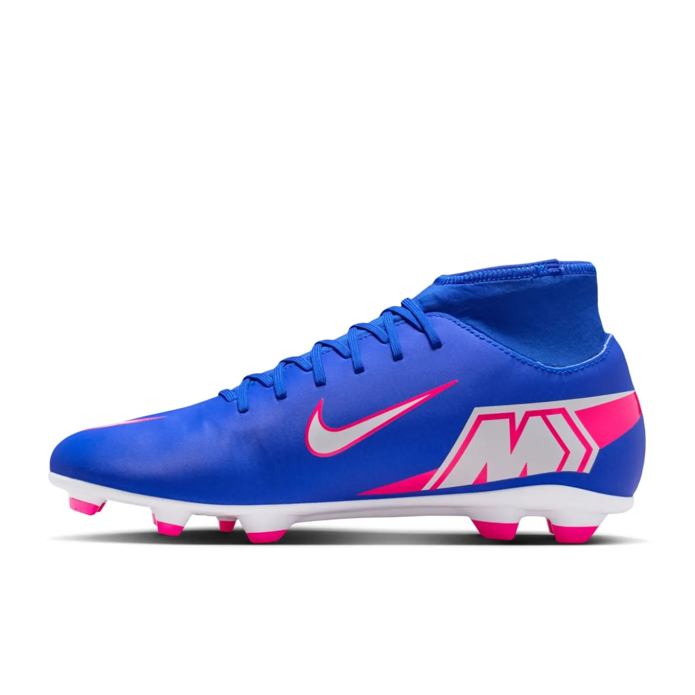 Nike Mercurial Superfly 10 Club Gras / Kunstgras Voetbalschoenen (MG) Blauw Wit Felroze