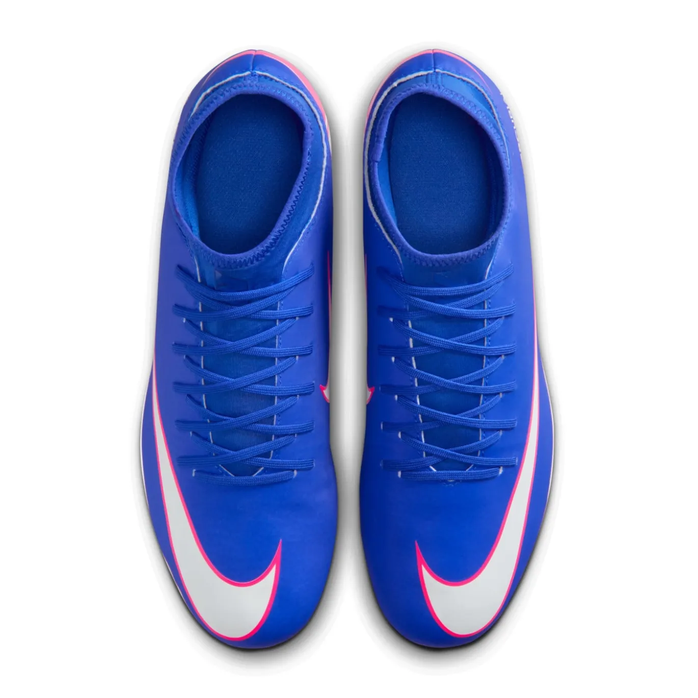 Nike Mercurial Superfly 10 Club Gras / Kunstgras Voetbalschoenen (MG) Blauw Wit Felroze