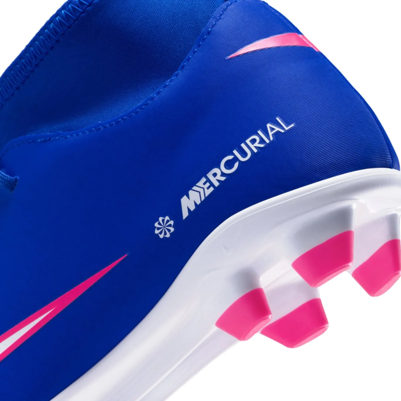 Nike Mercurial Superfly 10 Club Gras / Kunstgras Voetbalschoenen (MG) Kids Blauw Wit Felroze