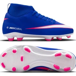 Nike Mercurial Superfly 10 Club Gras / Kunstgras Voetbalschoenen (MG) Kids Blauw Wit Felroze