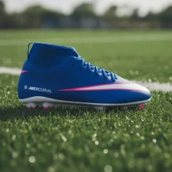 Nike Mercurial Superfly 10 Club Gras / Kunstgras Voetbalschoenen (MG) Kids Blauw Wit Felroze
