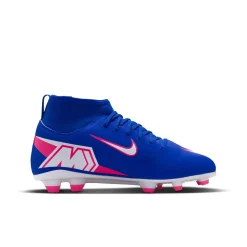 Nike Mercurial Superfly 10 Club Gras / Kunstgras Voetbalschoenen (MG) Kids Blauw Wit Felroze
