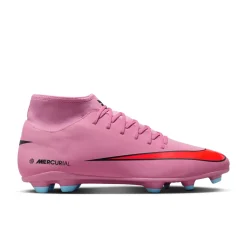 Nike Mercurial Superfly 10 Club Gras / Kunstgras Voetbalschoenen (MG) Roze Felrood Lichtblauw