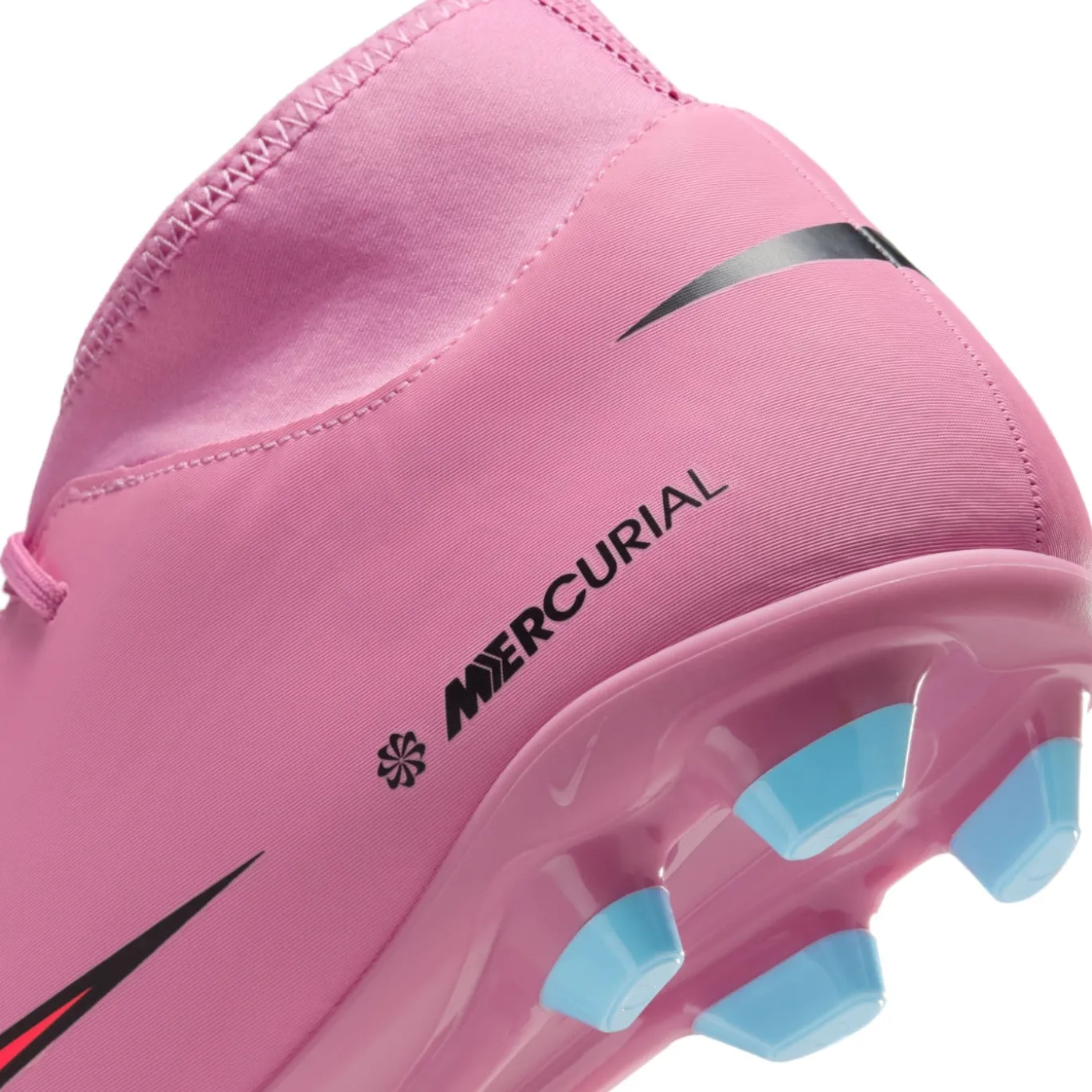 Nike Mercurial Superfly 10 Club Gras / Kunstgras Voetbalschoenen (MG) Roze Felrood Lichtblauw
