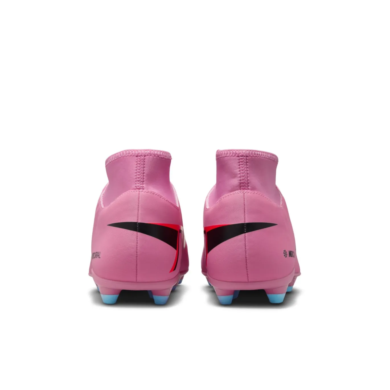 Nike Mercurial Superfly 10 Club Gras / Kunstgras Voetbalschoenen (MG) Roze Felrood Lichtblauw