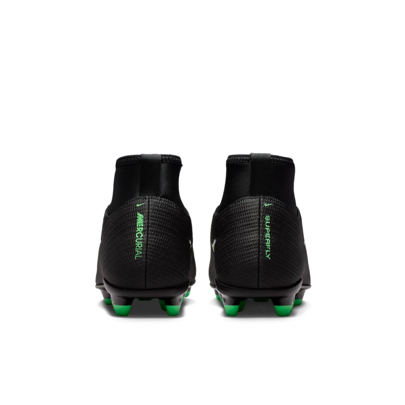 Nike Mercurial Superfly 11 Club Gras / Kunstgras Voetbalschoenen (MG) Kids Zwart Felgroen Zilvergrijs