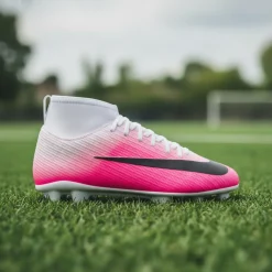 Nike Mercurial Superfly 11 Club Gras / Kunstgras Voetbalschoenen (MG) Kids Felroze Wit Zwart