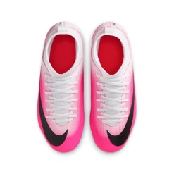 Nike Mercurial Superfly 11 Club Gras / Kunstgras Voetbalschoenen (MG) Kids Felroze Wit Zwart
