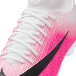Nike Mercurial Superfly 11 Club Gras / Kunstgras Voetbalschoenen (MG) Kids Felroze Wit Zwart