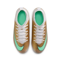 Nike Mercurial Superfly 11 Mbappé Club Gras / Kunstgras Voetbalschoenen (MG) Kids Goud Groen Wit