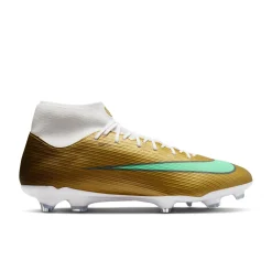 Nike Mercurial Superfly 11 Mbappé Academy Gras / Kunstgras Voetbalschoenen (MG) Goud Groen Wit