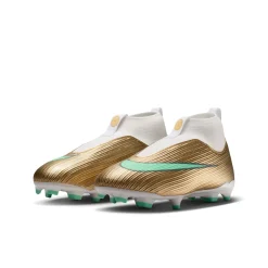 Nike Mercurial Superfly 11 Mbappé Academy Gras / Kunstgras Voetbalschoenen (MG) Kids Goud Groen Wit