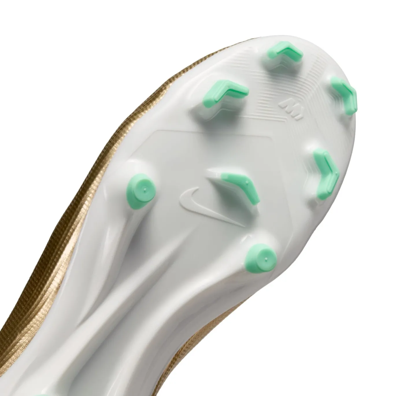 Nike Mercurial Superfly 11 Mbappé Academy Gras / Kunstgras Voetbalschoenen (MG) Kids Goud Groen Wit