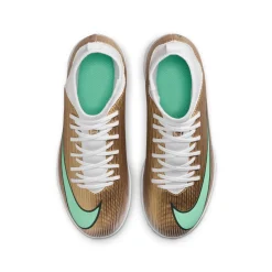 Nike Mercurial Superfly 11 Mbappé Club Zaalvoetbalschoenen (IN) Kids Goud Groen Wit