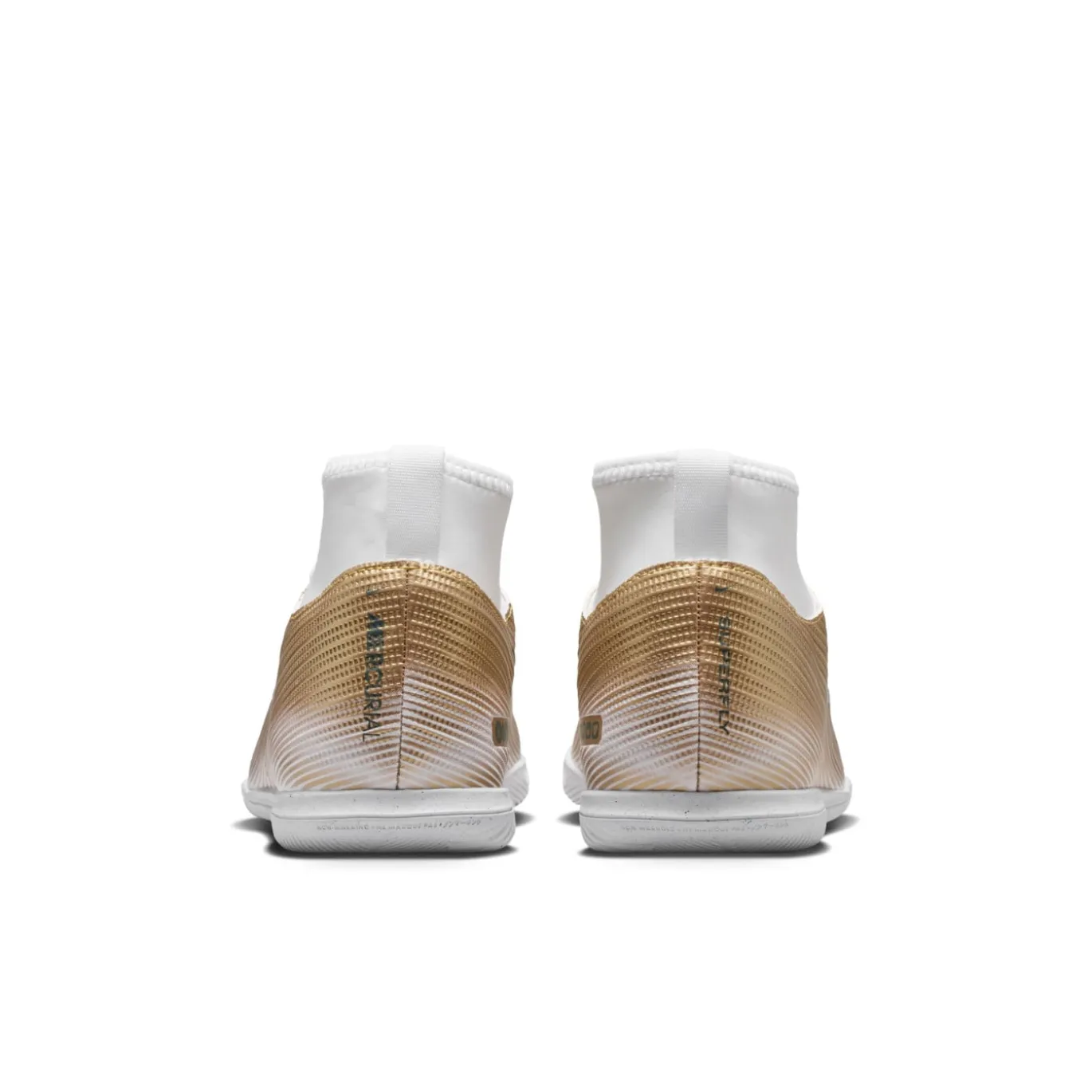 Nike Mercurial Superfly 11 Mbappé Club Zaalvoetbalschoenen (IN) Kids Goud Groen Wit