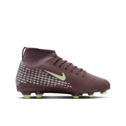 Nike Mercurial Superfly 10 Mbappé Club Gras / Kunstgras Voetbalschoenen (MG) Kids Bruin Neongeel Zilver