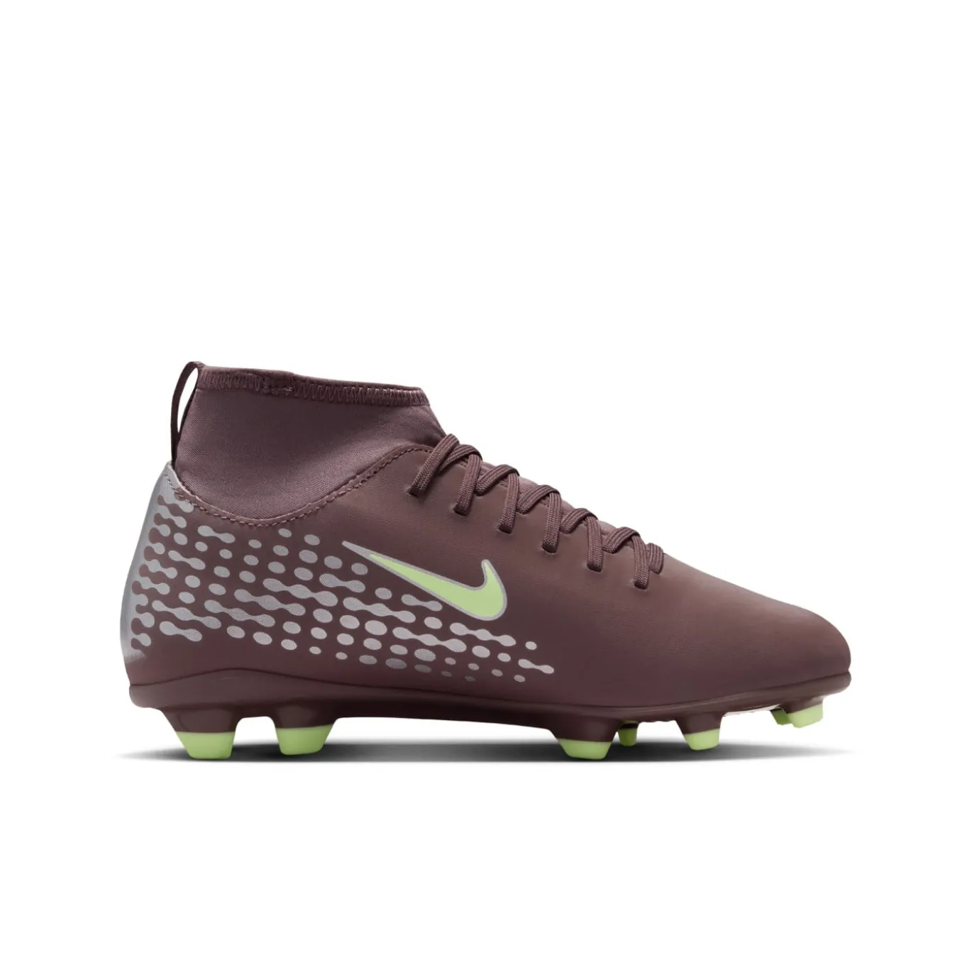 Nike Mercurial Superfly 10 Mbappé Club Gras / Kunstgras Voetbalschoenen (MG) Kids Bruin Neongeel Zilver
