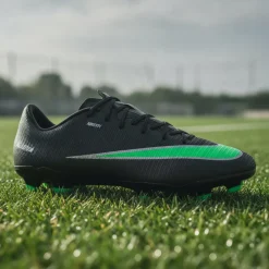 Nike Mercurial Vapor 17 Academy Gras / Kunstgras Voetbalschoenen (MG) Zwart Felgroen Zilvergrijs