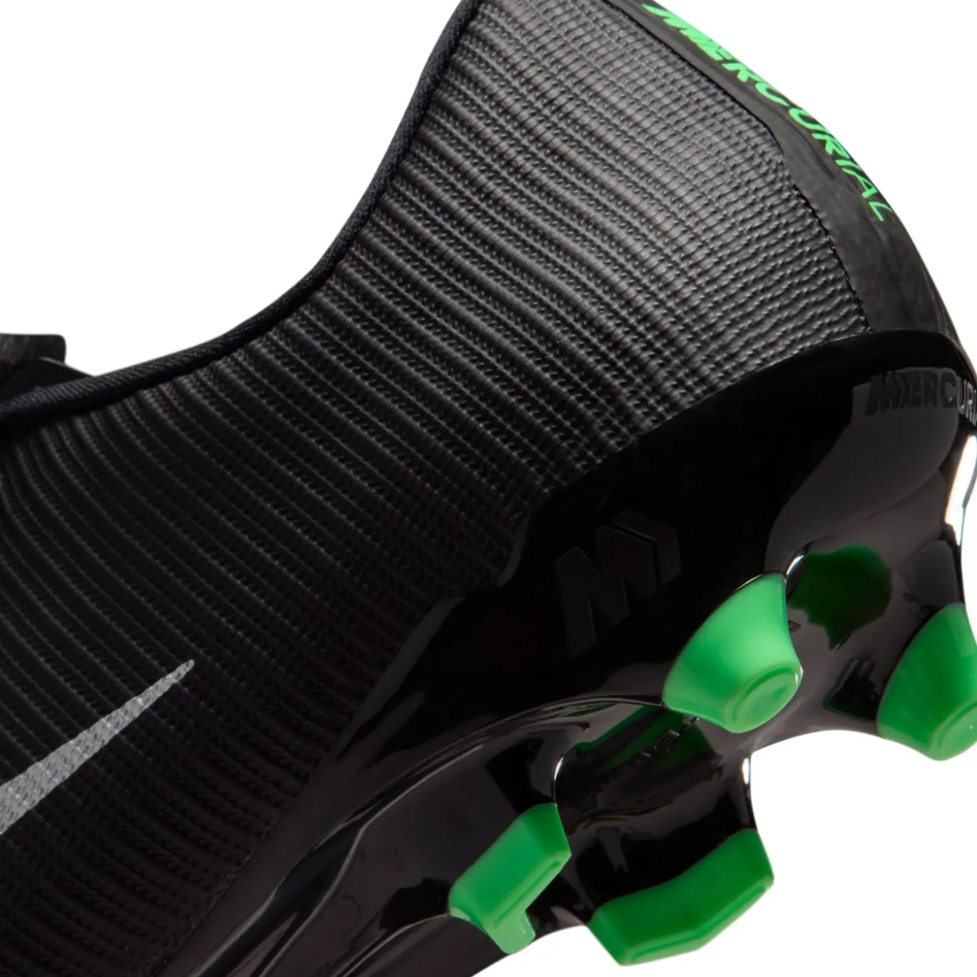 Nike Mercurial Vapor 17 Academy Gras / Kunstgras Voetbalschoenen (MG) Zwart Felgroen Zilvergrijs