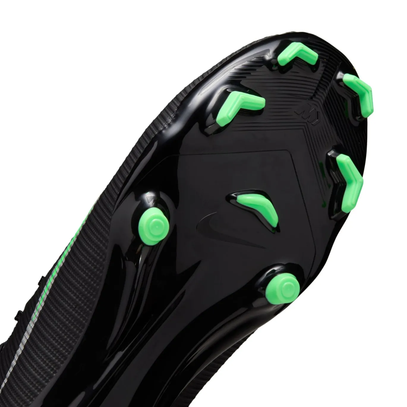 Nike Mercurial Vapor 17 Academy Gras / Kunstgras Voetbalschoenen (MG) Zwart Felgroen Zilvergrijs