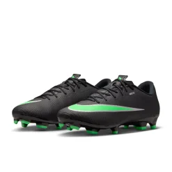 Nike Mercurial Vapor 17 Academy Gras / Kunstgras Voetbalschoenen (MG) Zwart Felgroen Zilvergrijs