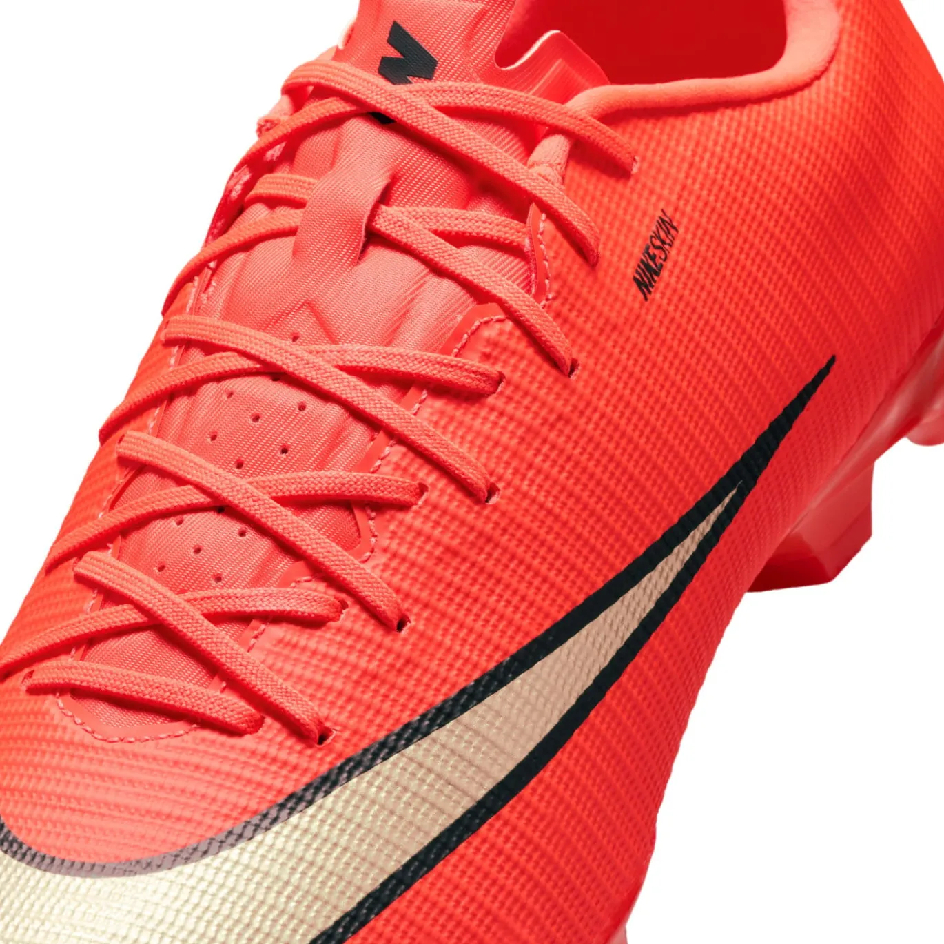 Nike Mercurial Vapor 17 Academy Gras / Kunstgras Voetbalschoenen (MG) Felrood Zwart Goud