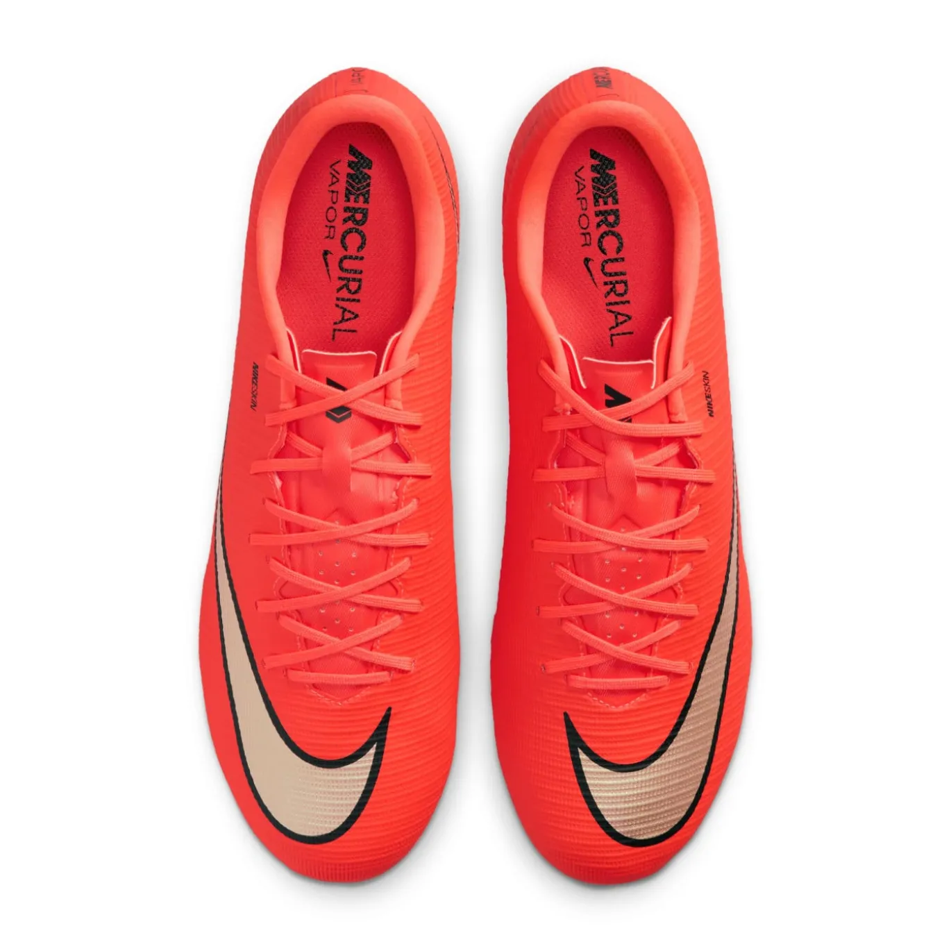 Nike Mercurial Vapor 17 Academy Gras / Kunstgras Voetbalschoenen (MG) Felrood Zwart Goud