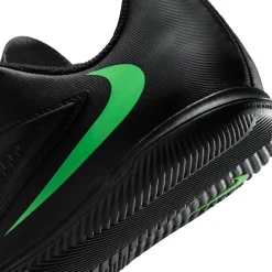 Nike Mercurial Vapor 17 Academy Zaalvoetbalschoenen (IN) Kids Zwart Felgroen Zilvergrijs