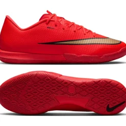 Nike Mercurial Vapor 17 Academy Zaalvoetbalschoenen (IN) Felrood Zwart Goud