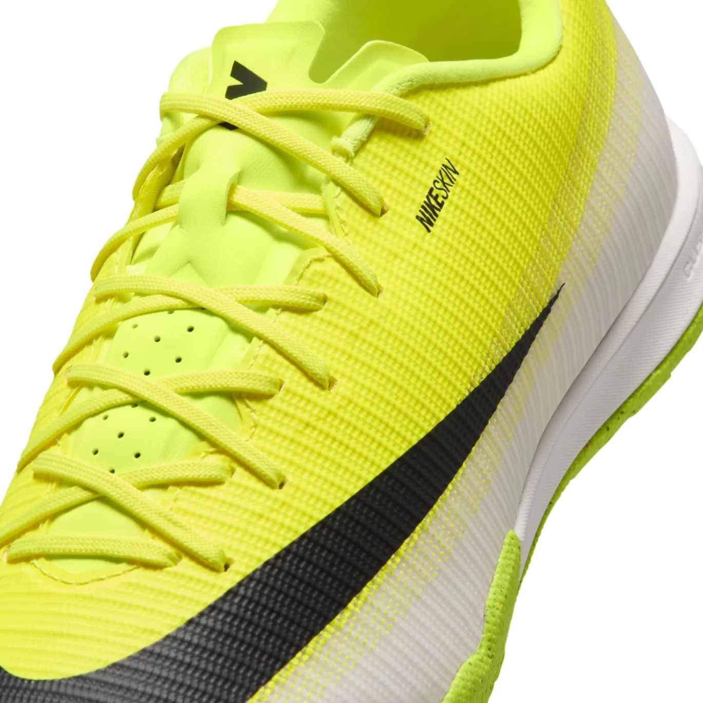 Nike Mercurial Vapor 17 Academy Zaalvoetbalschoenen (IN) Felgeel Wit Zwart Limoen