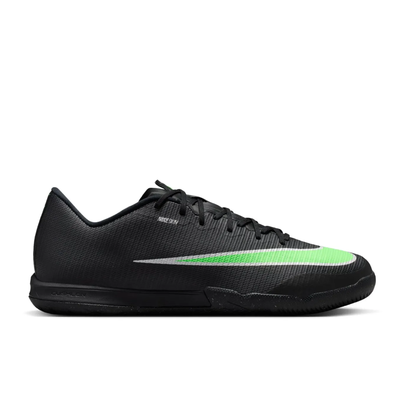 Nike Mercurial Vapor 17 Academy Zaalvoetbalschoenen (IN) Zwart Felgroen Zilvergrijs