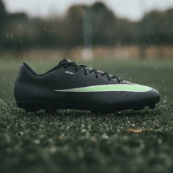 Nike Mercurial Vapor 17 Academy IJzeren-Nop Voetbalschoenen (SG) Anti-Clog Zwart Felgroen Zilvergrijs