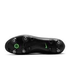 Nike Mercurial Vapor 17 Academy IJzeren-Nop Voetbalschoenen (SG) Anti-Clog Zwart Felgroen Zilvergrijs
