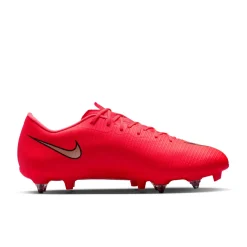 Nike Mercurial Vapor 17 Academy IJzeren-Nop Voetbalschoenen (SG) Anti-Clog Felrood Zwart Goud