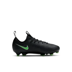 Nike Mercurial Vapor 17 Academy Gras / Kunstgras Voetbalschoenen (MG) Peuters/Kleuters Zwart Felgroen Zilvergrijs