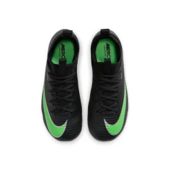Nike Mercurial Vapor 17 Academy Gras / Kunstgras Voetbalschoenen (MG) Peuters/Kleuters Zwart Felgroen Zilvergrijs