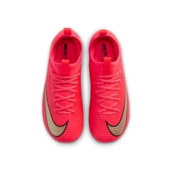 Nike Mercurial Vapor 17 Academy Gras / Kunstgras Voetbalschoenen (MG) Peuters/Kleuters Felrood Zwart Goud