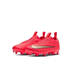 Nike Mercurial Vapor 17 Academy Gras / Kunstgras Voetbalschoenen (MG) Peuters/Kleuters Felrood Zwart Goud