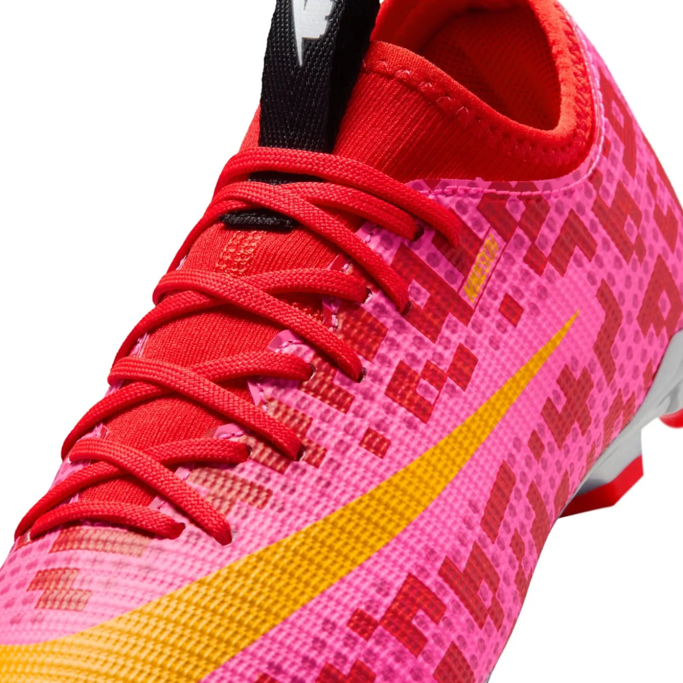 Nike Mercurial Vapor 17 Academy x LEGO® Gras Voetbalschoenen (FG) Kids Rood Roze Oranje