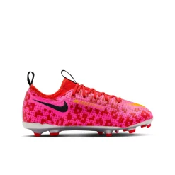 Nike Mercurial Vapor 17 Academy x LEGO® Gras Voetbalschoenen (FG) Kids Rood Roze Oranje