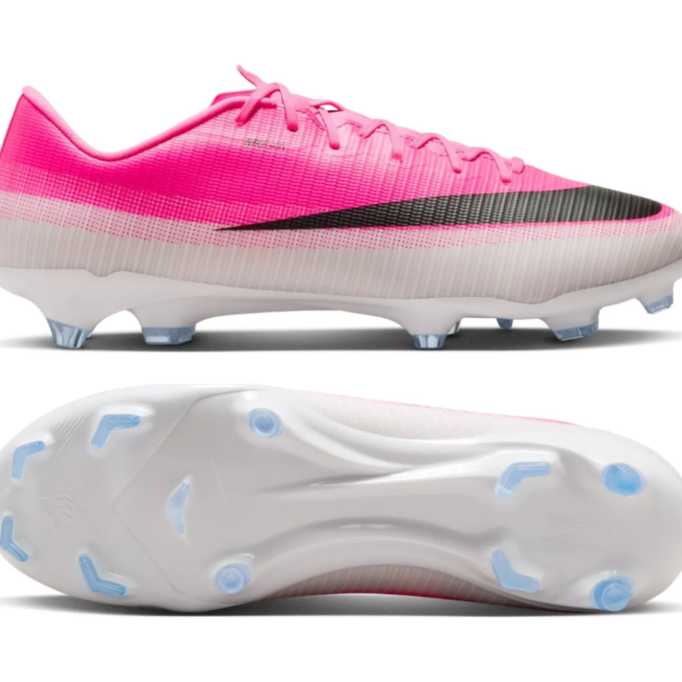 Nike Mercurial Vapor 17 Academy Gras / Kunstgras Voetbalschoenen (MG) Felroze Wit Zwart