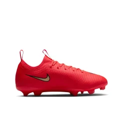 Nike Mercurial Vapor 17 Academy Gras / Kunstgras Voetbalschoenen (MG) Kids Felrood Zwart Goud
