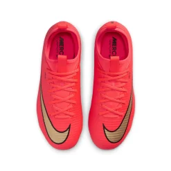 Nike Mercurial Vapor 17 Academy Gras / Kunstgras Voetbalschoenen (MG) Kids Felrood Zwart Goud