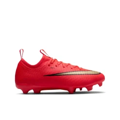 Nike Mercurial Vapor 17 Academy Gras / Kunstgras Voetbalschoenen (MG) Kids Felrood Zwart Goud
