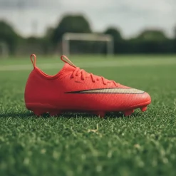 Nike Mercurial Vapor 17 Academy Gras / Kunstgras Voetbalschoenen (MG) Kids Felrood Zwart Goud