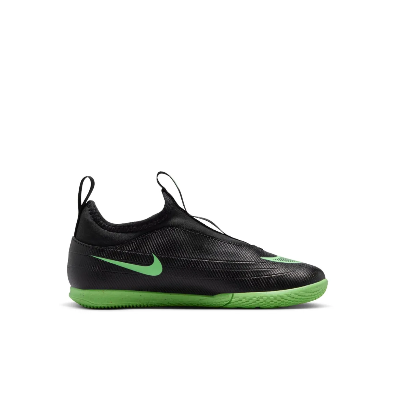 Nike Mercurial Vapor 17 Club Flex Zaalvoetbalschoenen (IN) Kids Zwart Felgroen Zilvergrijs