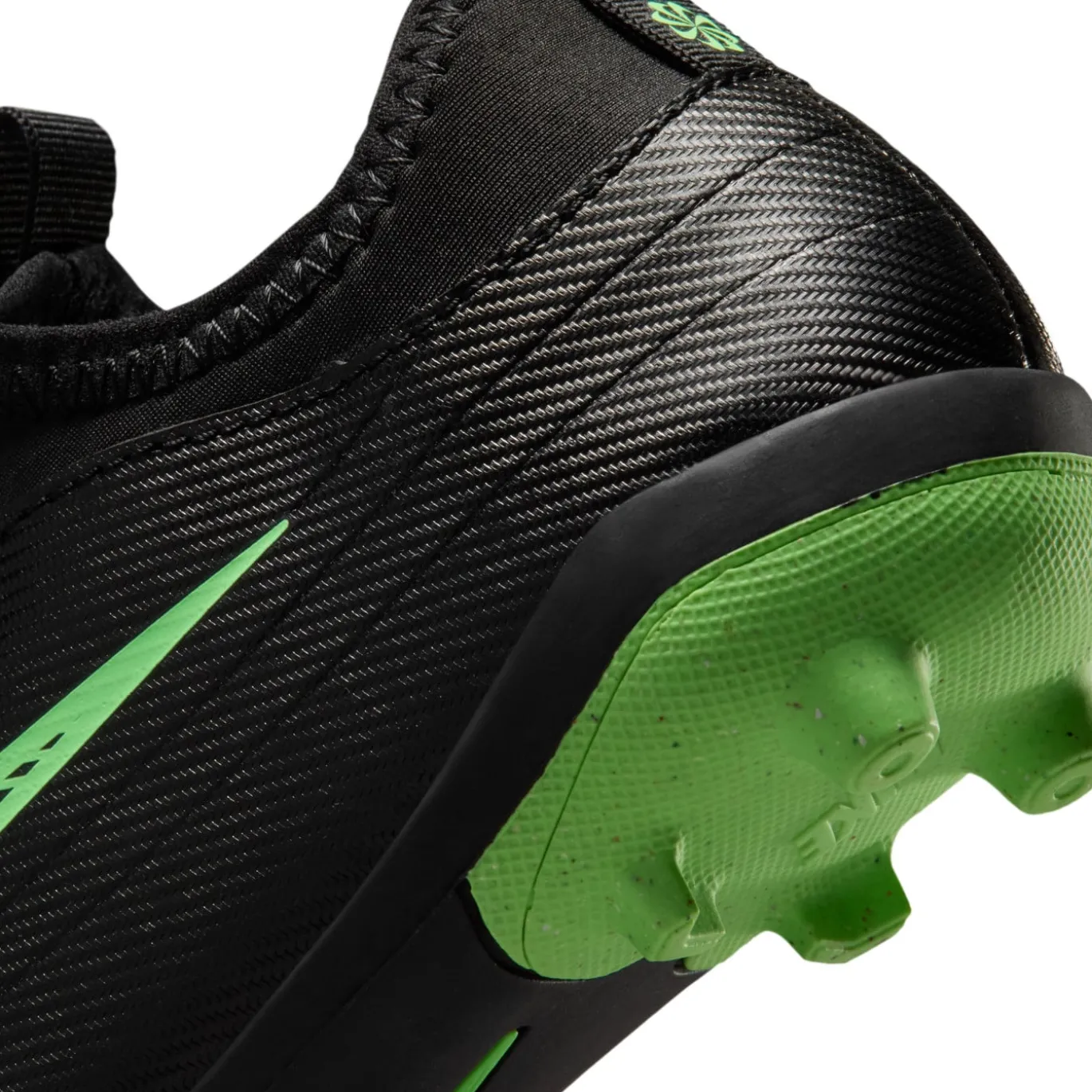 Nike Mercurial Vapor 17 Club Flex Gras / Kunstgras Voetbalschoenen (MG) Kids Zwart Felgroen Zilvergrijs