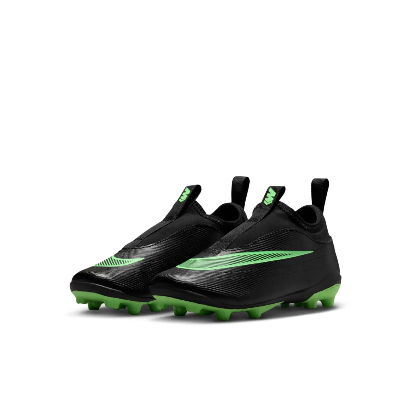 Nike Mercurial Vapor 17 Club Flex Gras / Kunstgras Voetbalschoenen (MG) Kids Zwart Felgroen Zilvergrijs