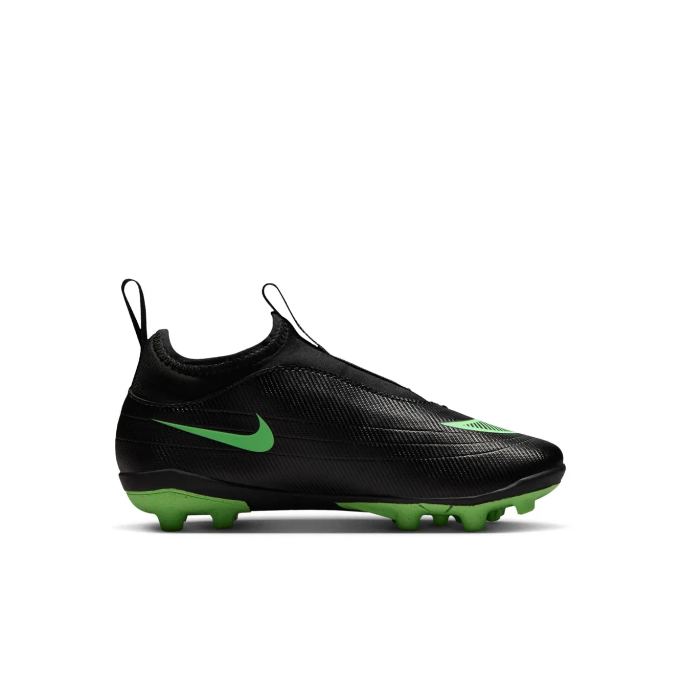 Nike Mercurial Vapor 17 Club Flex Gras / Kunstgras Voetbalschoenen (MG) Kids Zwart Felgroen Zilvergrijs