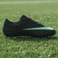 Nike Mercurial Vapor 17 Club Gras / Kunstgras Voetbalschoenen (MG) Peuters/Kleuters Zwart Felgroen Zilvergrijs